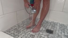 Milf Showering Her Beautiful Feet