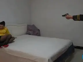 Handcuffed Chinese Sex Worker Gets Fucked Hard During Fake Arrest Roleplay