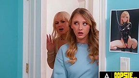 Surprises New Roommate With Huge Futanari Dick And Hardcore Cumshot Welcome With Melody Marks And Alona Bloom