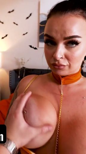 Cheating Big Titty Halloween Milf Bounces On My Cock All Day Long - PervMom Halloween Special   Clip 2