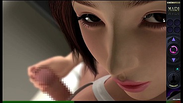 Mari's Sexual Circumstances [ Cuckold sex games PornPlay ] Ep.1 cheating wife jerk off the eletrician cock while calling her husband on the phone