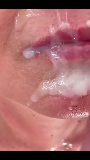 I give him Blow Job when He look my Porn Video and Cum on my Face and in Mouth