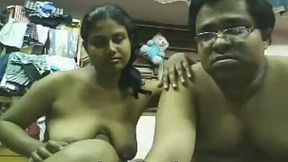 Chubby mature dude and his gorgeous curvaceous young wife