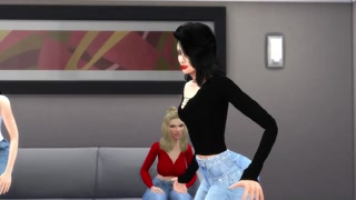 Kim, Khloe, Kylie &amp; Kendall Turn Taylor into Their Human Chair! (Preview)