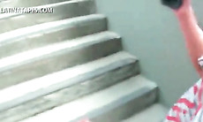 Latina curly sex doll flashing her hot ass and tits in POV