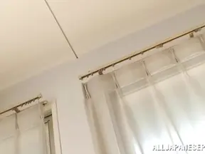 Adorable Japanese babe Tsubomi frills her slit with a sex toy