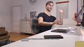 Curvy Latina MOM gets white cock in 3D animated porn game