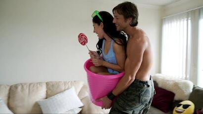 Lollipop morena puta