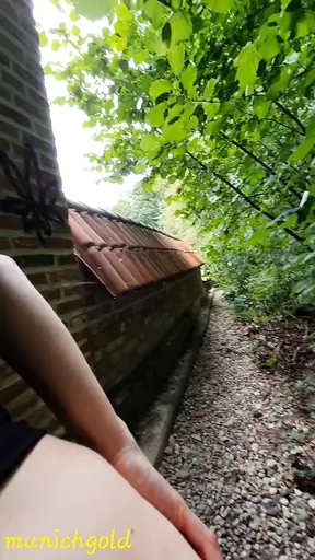 public sex outdoors, piss, hot blowjob, I&#039;ll be fucked from behind and have sex in the stairwell of a church