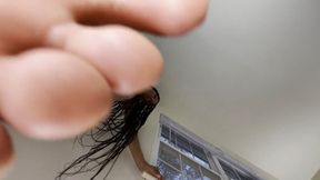 Her Massive Feet Hover Your Face