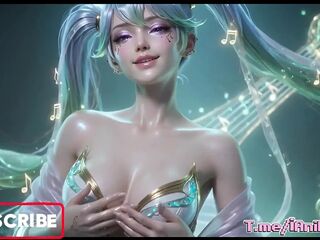 Ai Compilation Sona League of Legends Juicy and Shiny Body