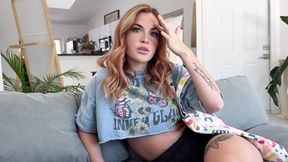 Redheaded slut gets fucked and facialized by my ex after breakup