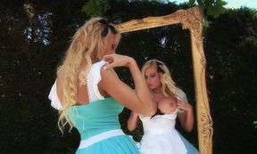Mirror Mirror Blonde Girl Twins Fuck Each Other To Eternity