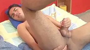 Slim Latino Fingers Ass And Jerks Off In Solo Action