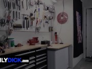 Shy Boy Gets Rammed By Older Man In Garage