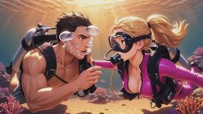 Regulator Deep Kiss Underwater