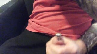 Jizzing 2x Cockrings and Dinky Butt-plug Fleshlightman1000