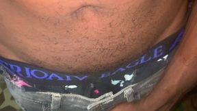 Holding Pee But Bladder Bulge Desperate Teen Omorashi