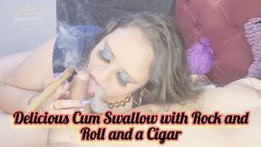 Delicious Cum Swallow with Rock and Roll and a Cigar - SFL087 [1080p]