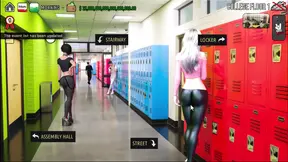 Sara and Nicole's Steamy Gym Makeout Session