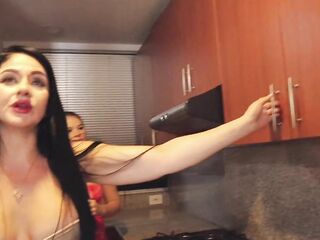 Real estate agents tries to convince their clients to buy the abode and receive a huge cum