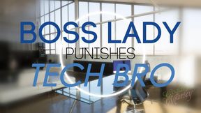 BOSS Lady Punishes Tech-Bro! - MOV