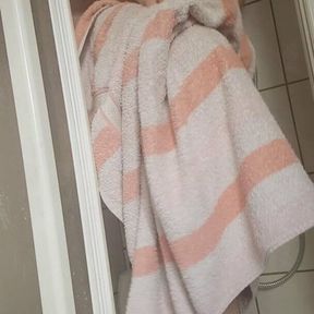 Pregnant Milf after shower