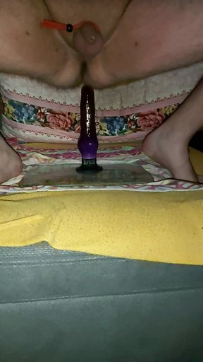 I fuck my hungry hole with a dildo