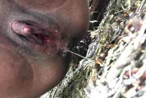 Ftm piss in woods