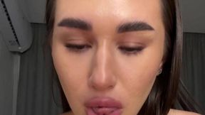 Social Media Creator @AminaSky @Sextoy in the mouth & #Natural Big Tits #Nude #Brunette #Solo porno video movie | Tik.Porn