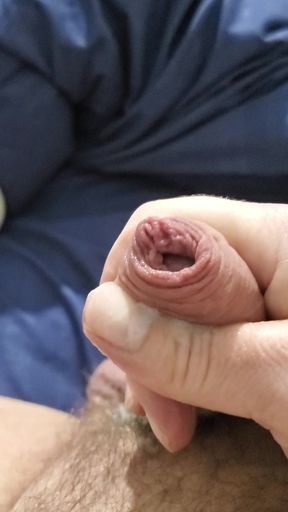 Uncut Cock Wanked &amp; Cum