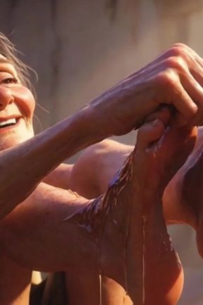 Granny Foot Oil Session - Feeling Intense Pleasure &amp; Craving Tongue