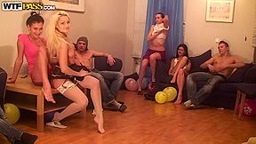 Clair Santos And Cindy Dee In College Orgy For A Birthday Girl