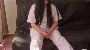 Ouch no!!!! My ass hurts, Doctor!!! If I do this, will you give me a prize??? I hope your wife doesn'_t see the video we made of you fucking my ass - real home video