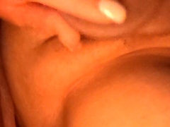 Great close up toying act