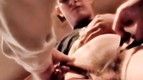 ”Amateur homosexual deviants have a shaft sucking party”