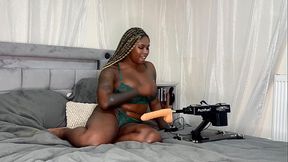 Riding My Fucking Machine ~ Ebony Goddess Xeinna Rose&rsquo_s Intense Solo