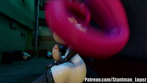 Jessie and Midna`s Futanari Anal Pleasure: Boobs, Cock and Urethral Play!