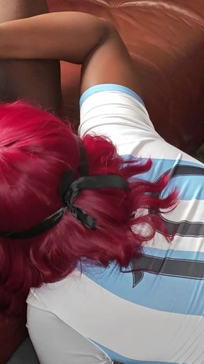 Forbidden Photoshoot: Stepdaughter Ends up Rimming Me and Take a Facial Cumshot