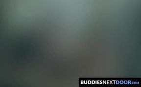 BuddiesNextDoor.com - Markie mounts Silas and rides him wildly on the counter in a he