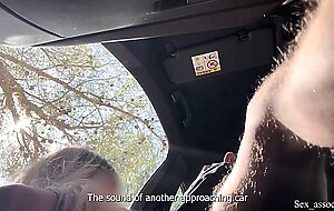 Public Dick Flash! A Naive Teen Caught Me Jerking Off in the Car on a Hiking Trail and Helped Me Out