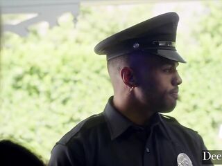 Deeper: attraction building between a cop and Amber Moore on PornHD
