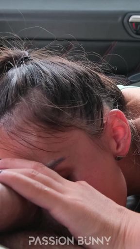 Wife's Friend Help Me with Cumshot in Car - Cheating POV