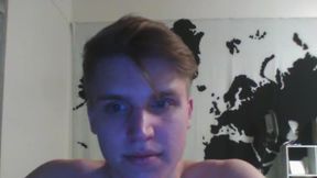 Twink Plays with His Cock and Cums