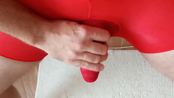 Red nylons, man in nylons, husband in nylons