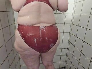 shower swimsuit
