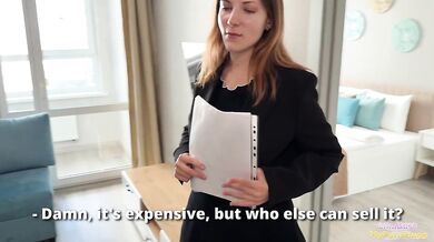 The real estate agent overcharged her services, and I used them to the last cent.