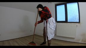 Nymphomaniac Maid Cleans an Abandoned House Ep 257