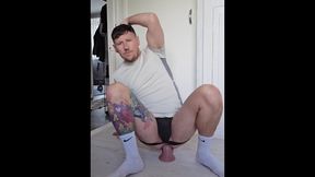 Railing my ample faux-cock till I gape