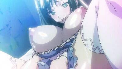 Big tits anime babe gets her pussy licked in a steamy threesome